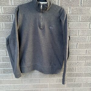 Burberry Brit Classic 1/4 Zip Pullover Sweatshirt  100%Cotton Men’s Sz M